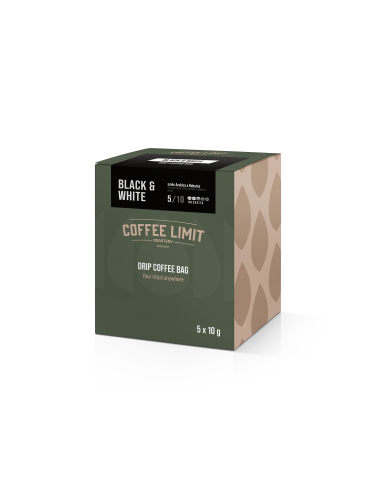 BLACK & WHITE - 5x10g DRIP...